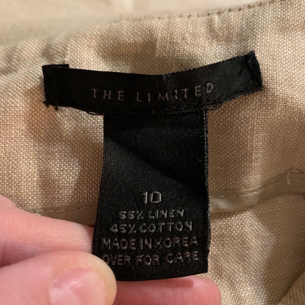 The Limited linen skirt size 10 - Picture 3 of 3